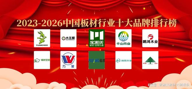 KY体育2023年-2026年中国板材行业十大品牌排行榜(图1)